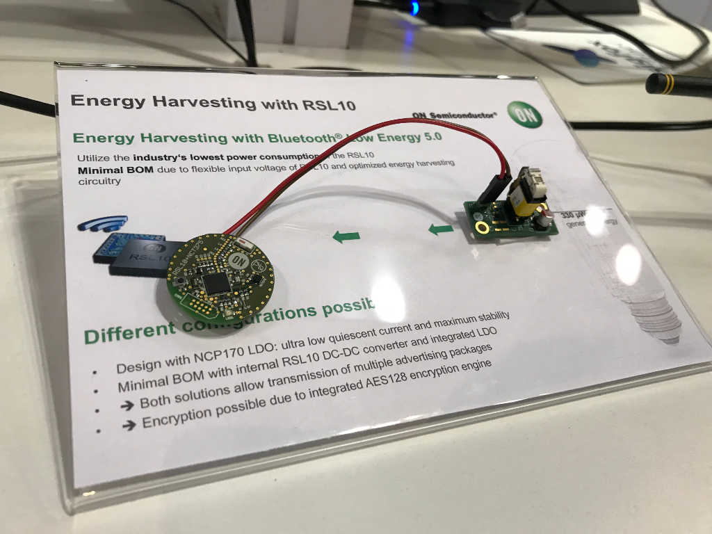 Onsemi RSL-10 energy harvesting switch