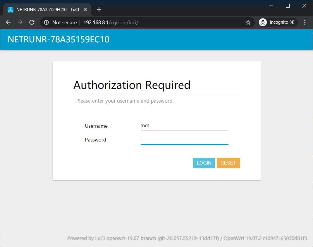 Lan connectivity check with browser